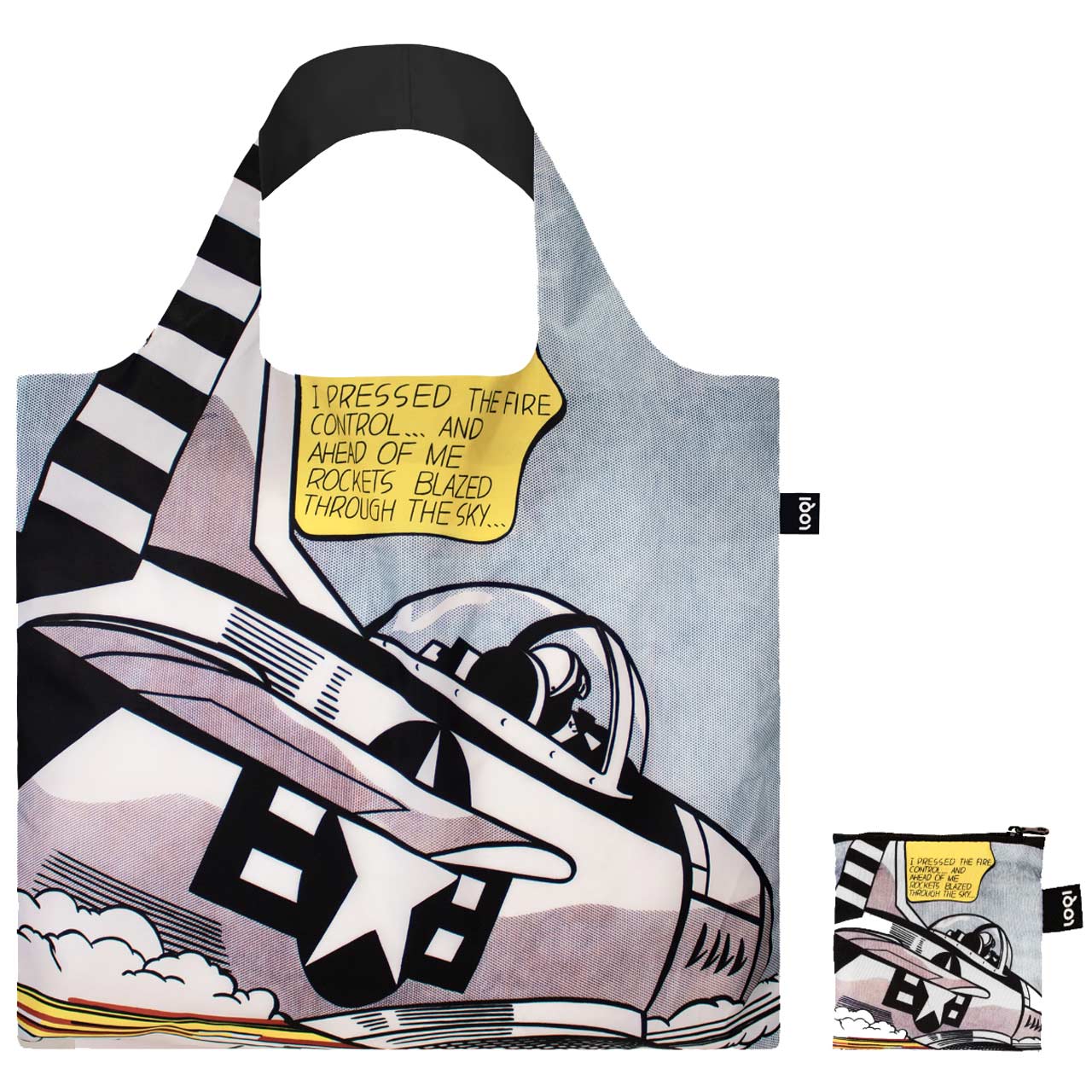 LOQI Roy Lichtenstein Whaam! Recycled Bag