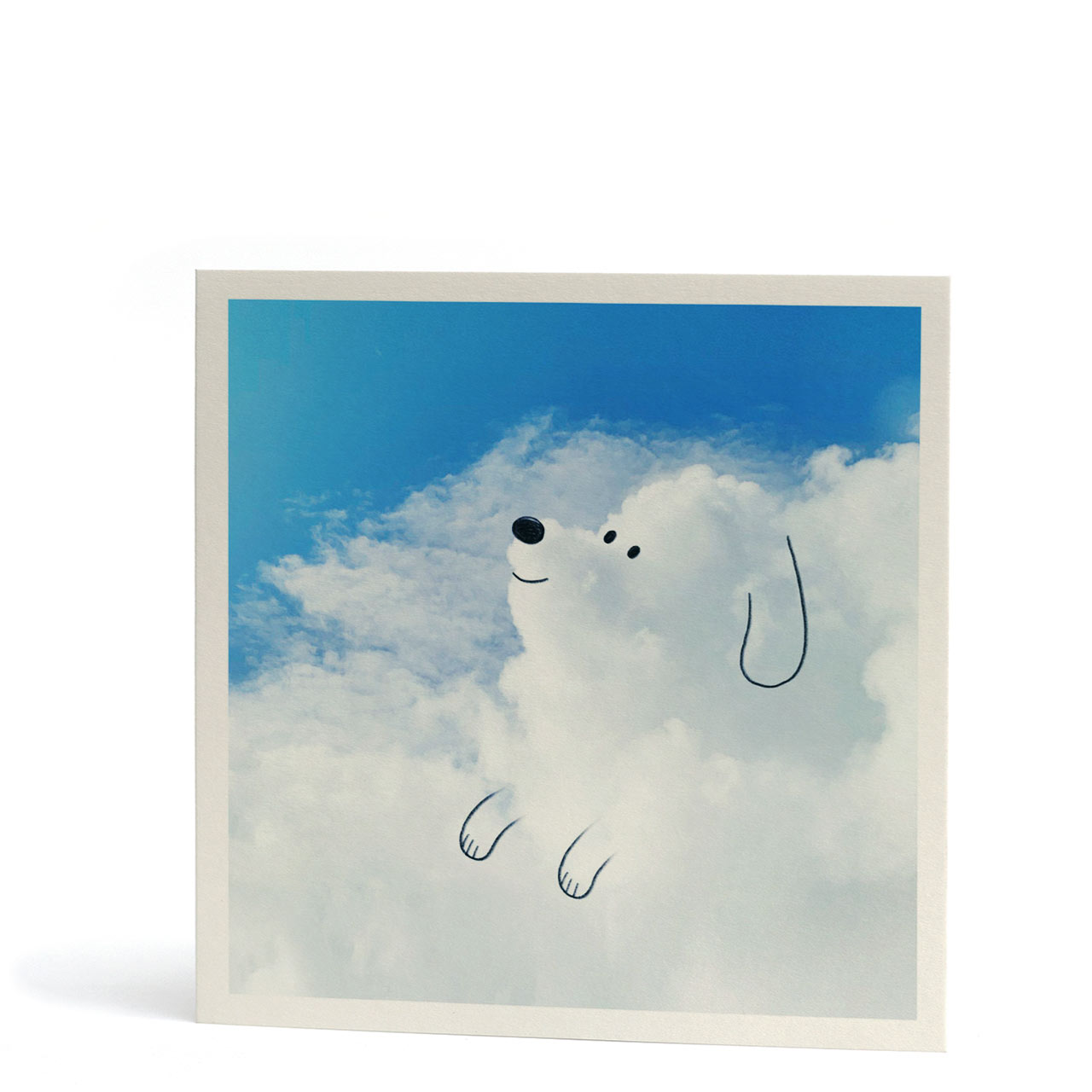 Happy Dog Cloud Card