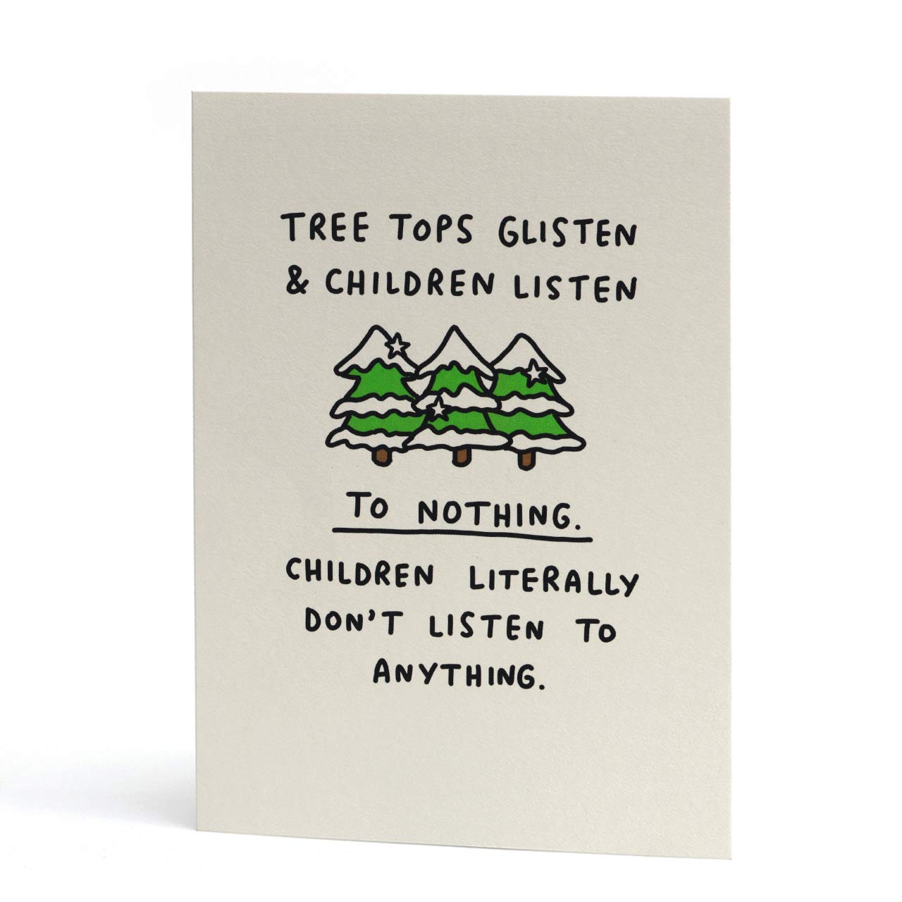 Children (Don't) Listen Christmas Card