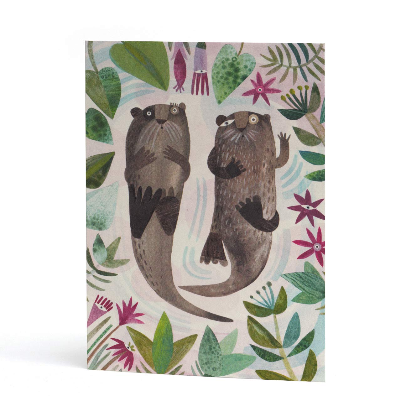 Otters Greeting Card