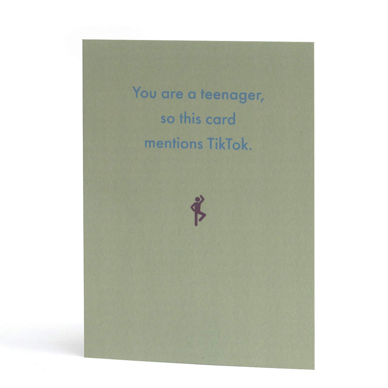 TikTok Teenager Greeting Card