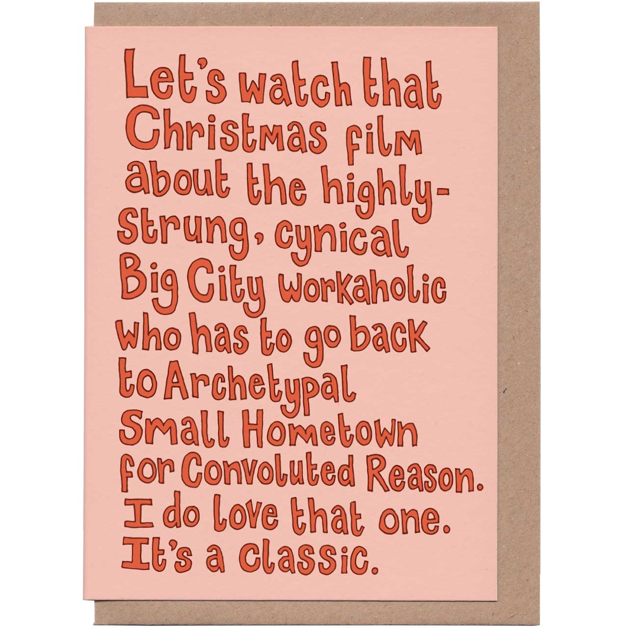 Christmas Film Tropes Card