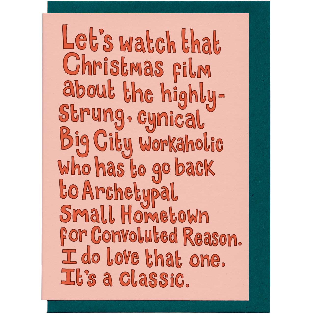 Christmas Film Tropes Card