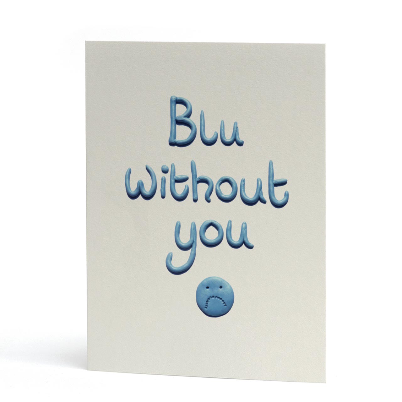 Blu Without You Card