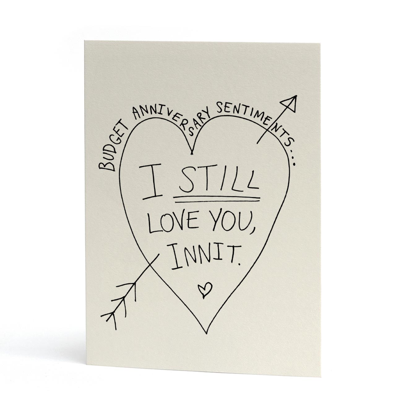 Budget Anniversary Greeting Card