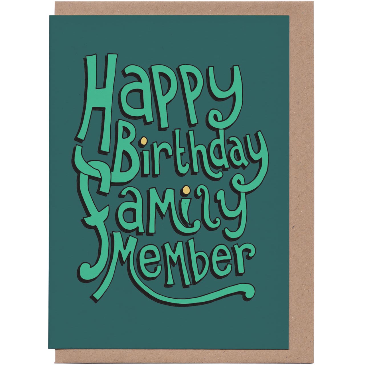 Happy Birthday Family Member Greeting Card