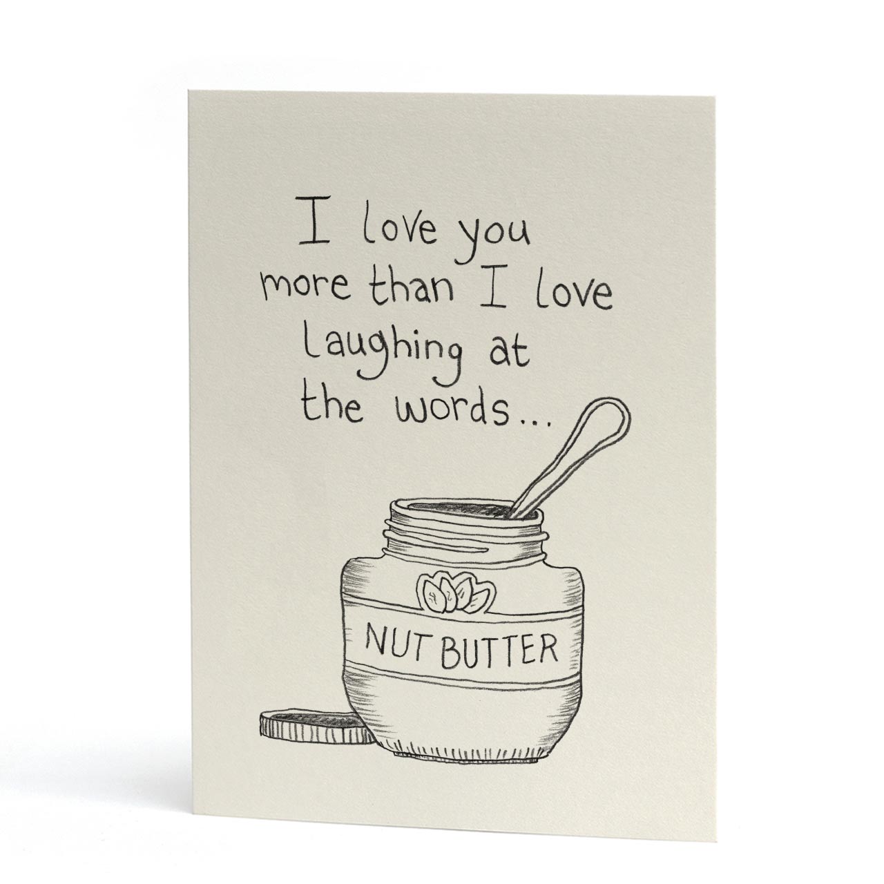 Nut Butter Greeting Card