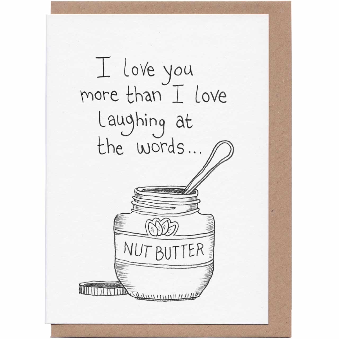 Nut Butter Greeting Card