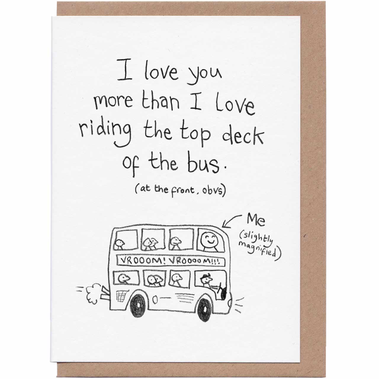 Top Deck Greeting Card