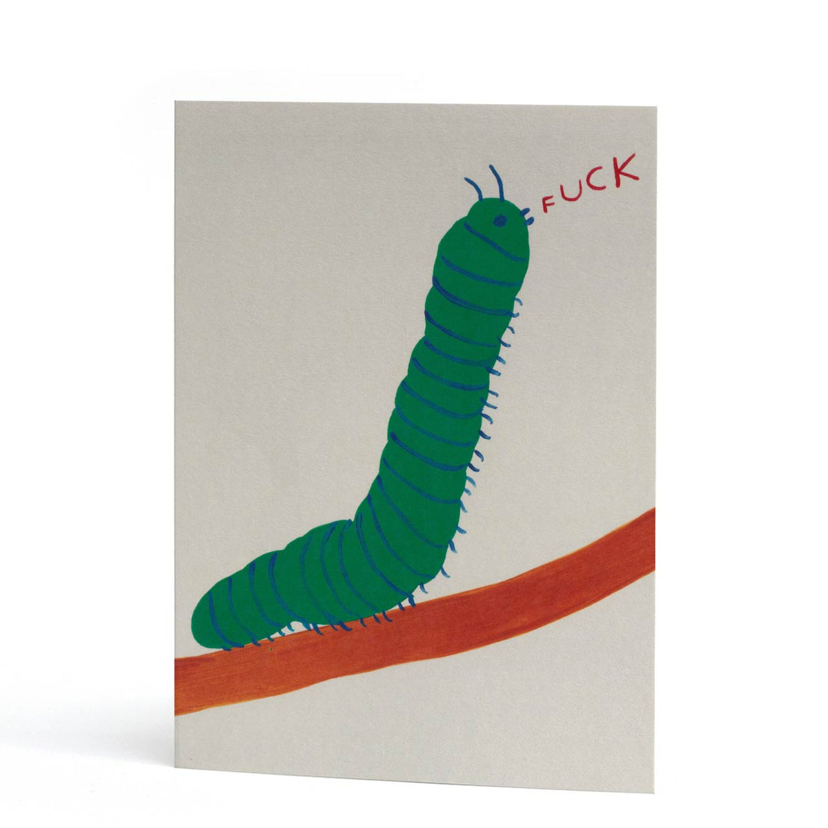 Caterpillar Fuck Greeting Card The Curious Pancake 