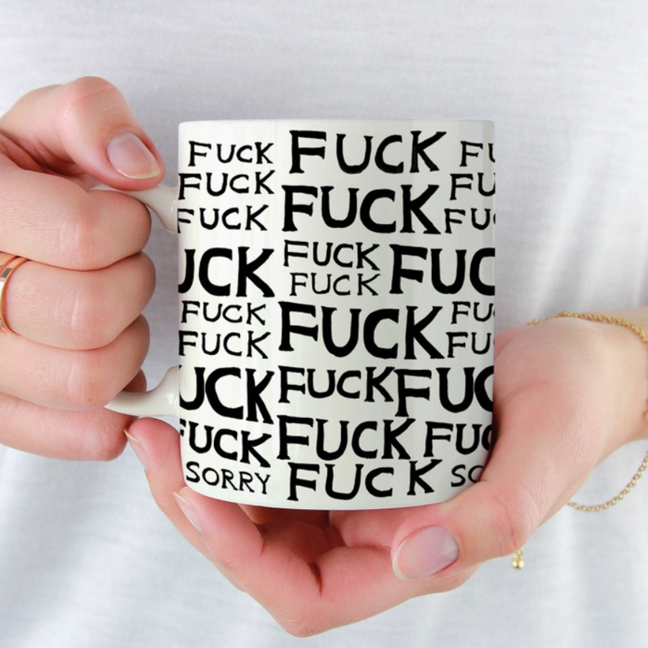 Fuck Fuck Sorry Boxed Mug