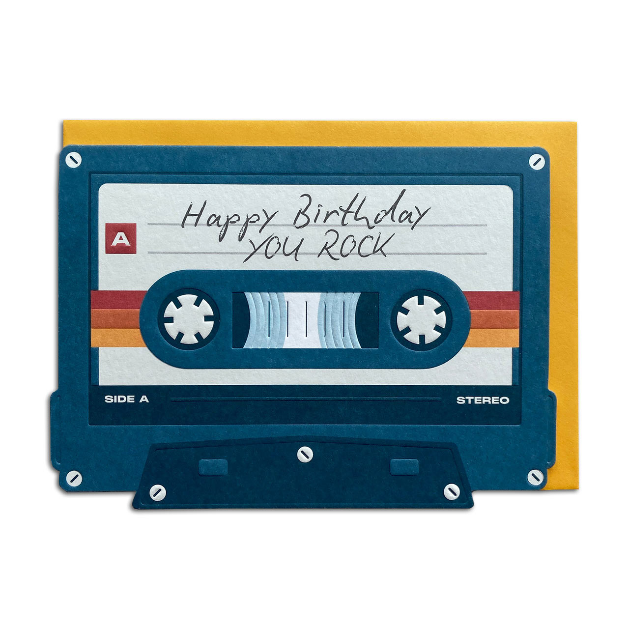 Happy Birthday Cassette Card