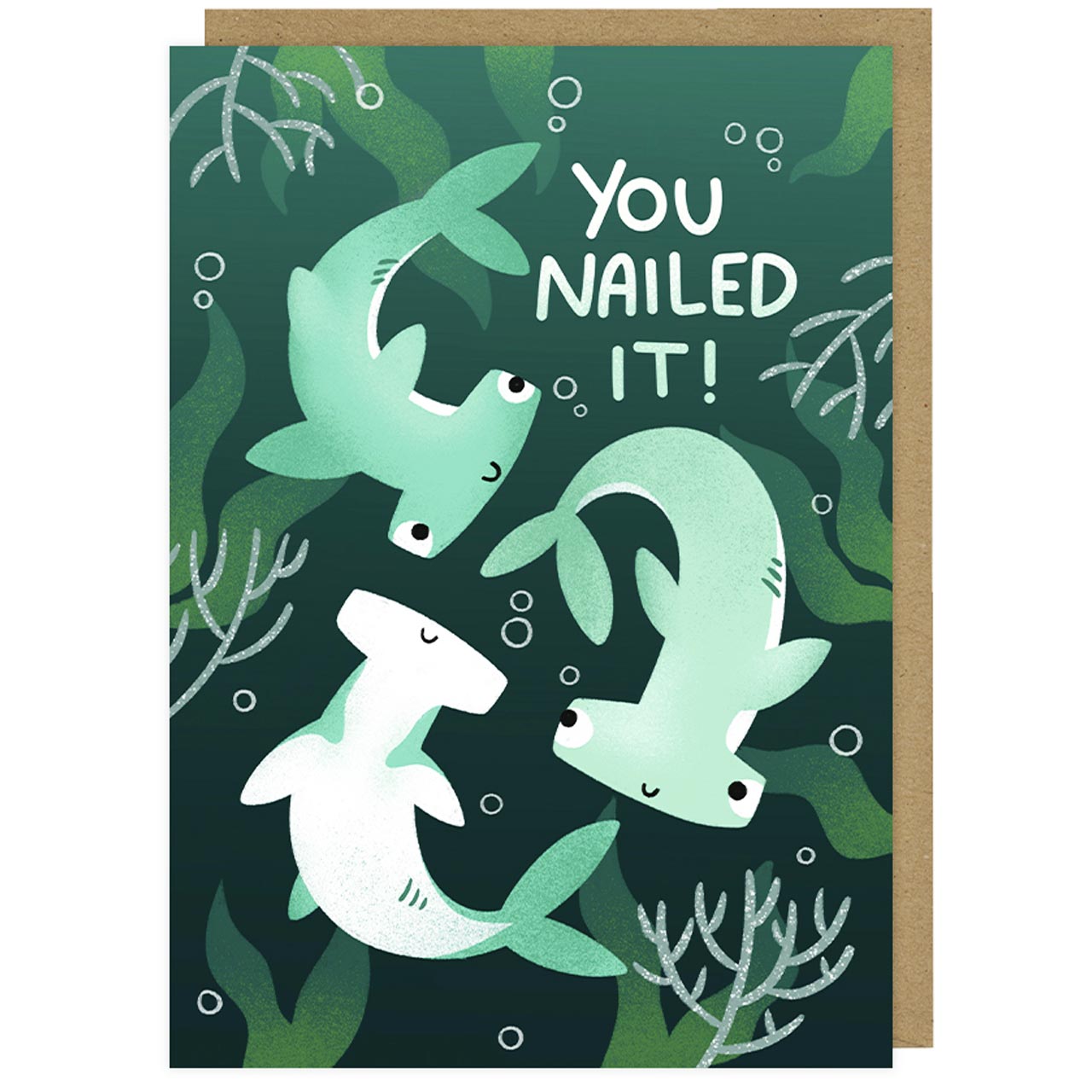 You Nailed It Hammerheads Congratulations Card