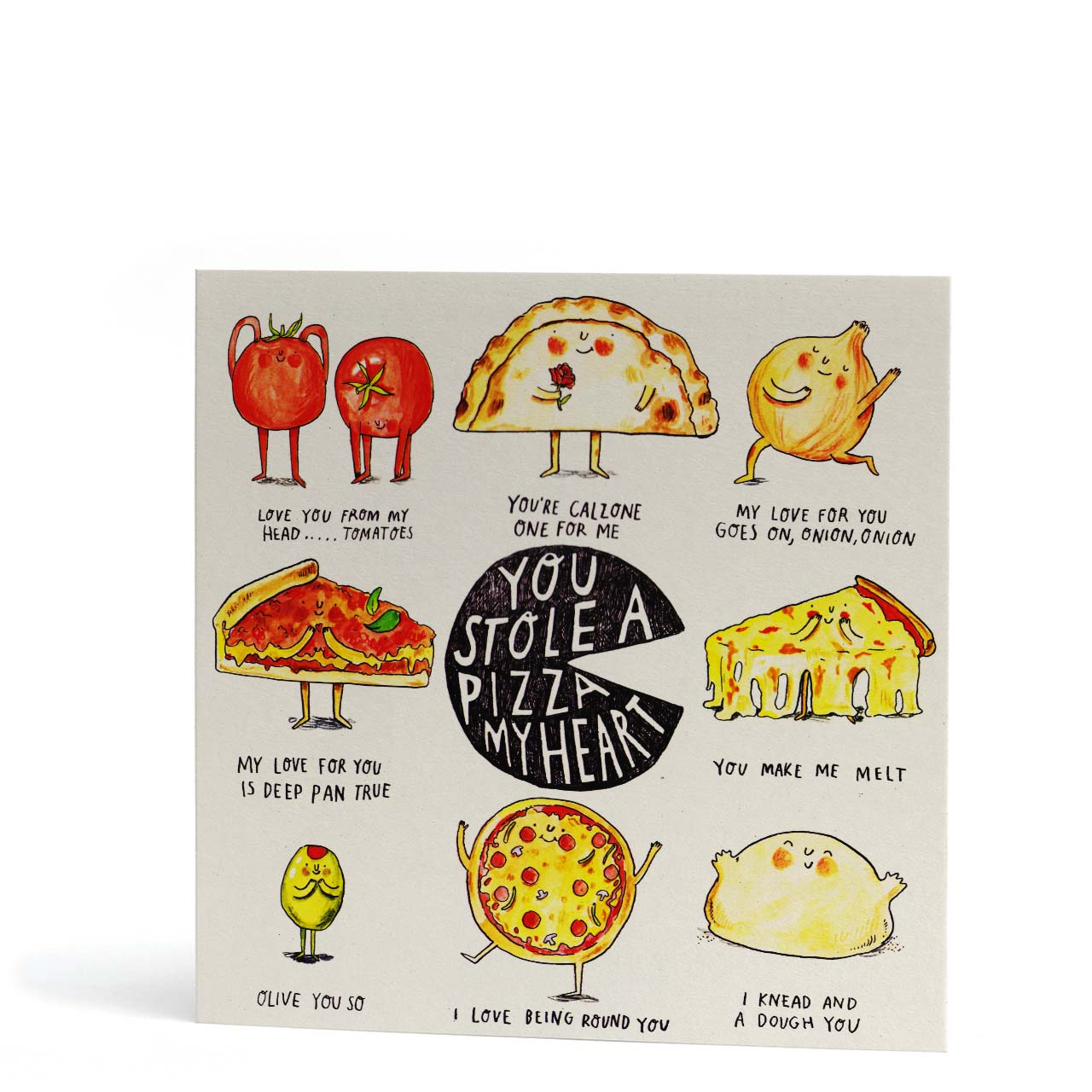 You Stole a Pizza My Heart Multi Puns Love Card