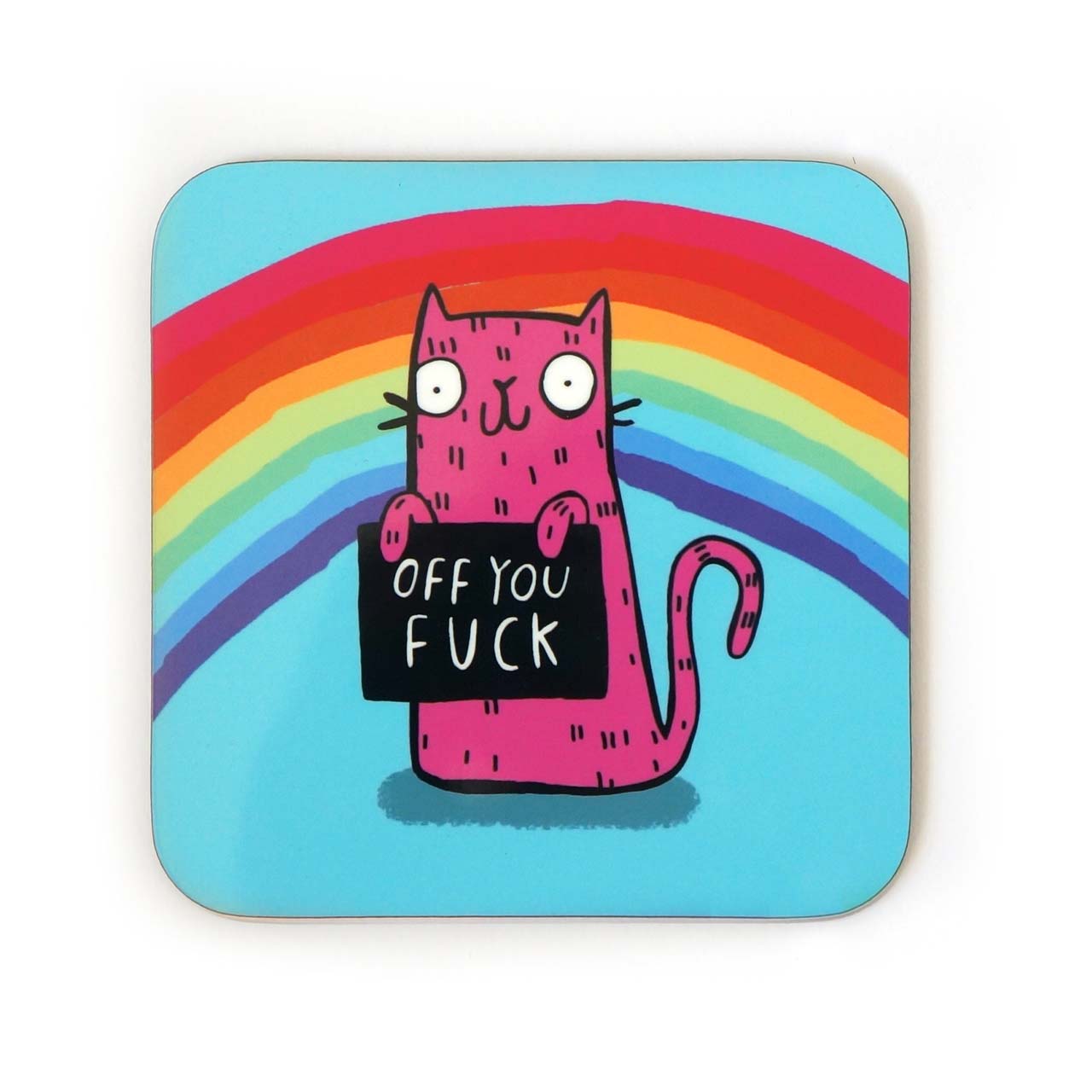 Off You Fuck Drinks Coaster