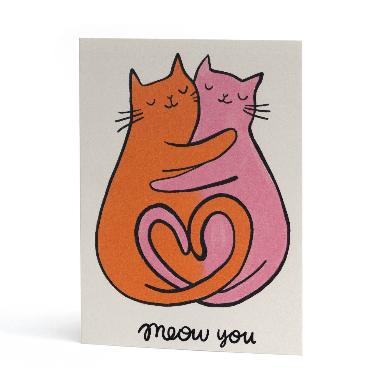 Meow You Cat Love Card