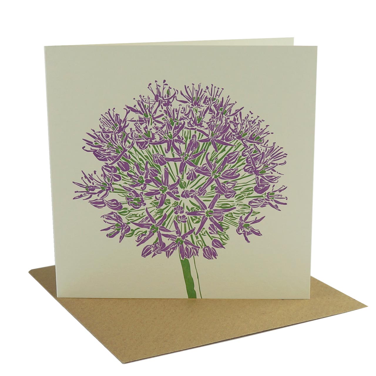 Allium Letterpress Card