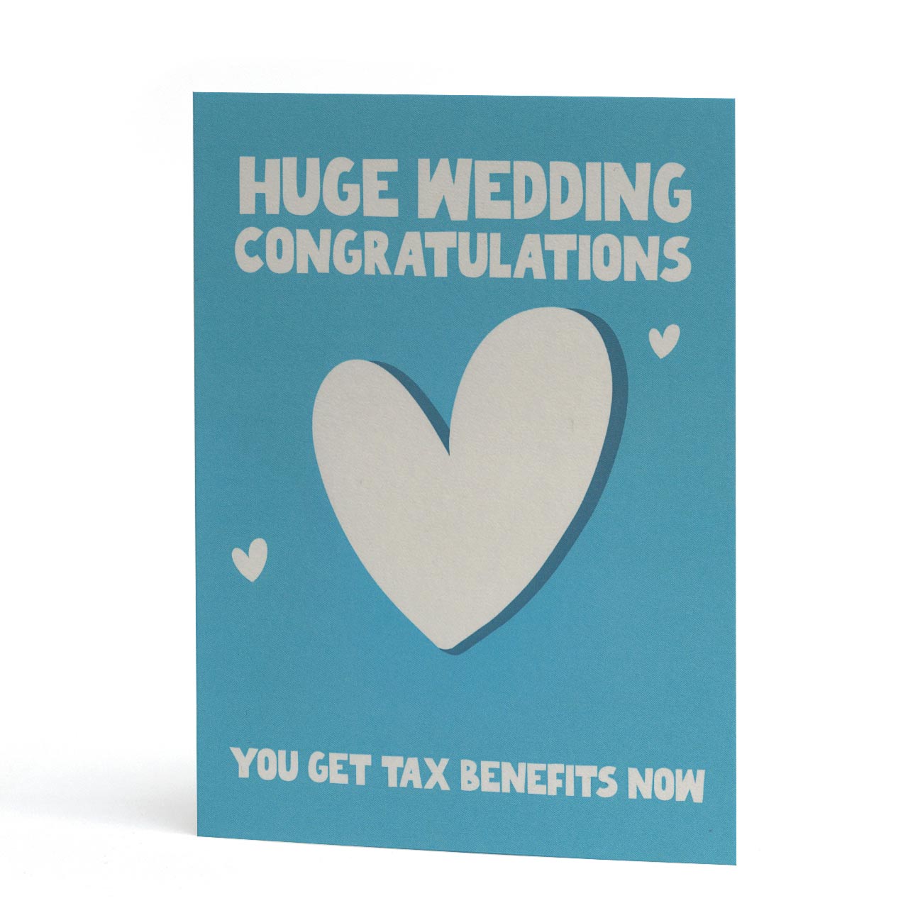 Tax Benefits Wedding Card