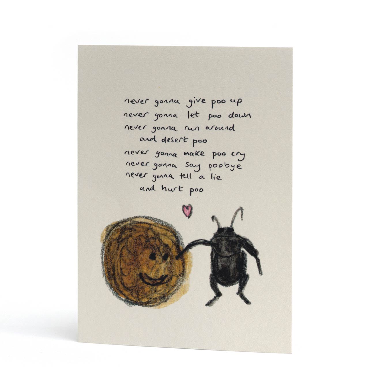 Dung Beetle Greeting Card