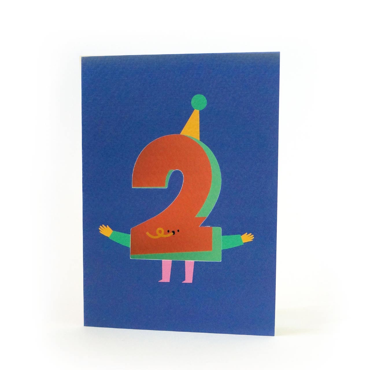 Age 2 Die Cut Card