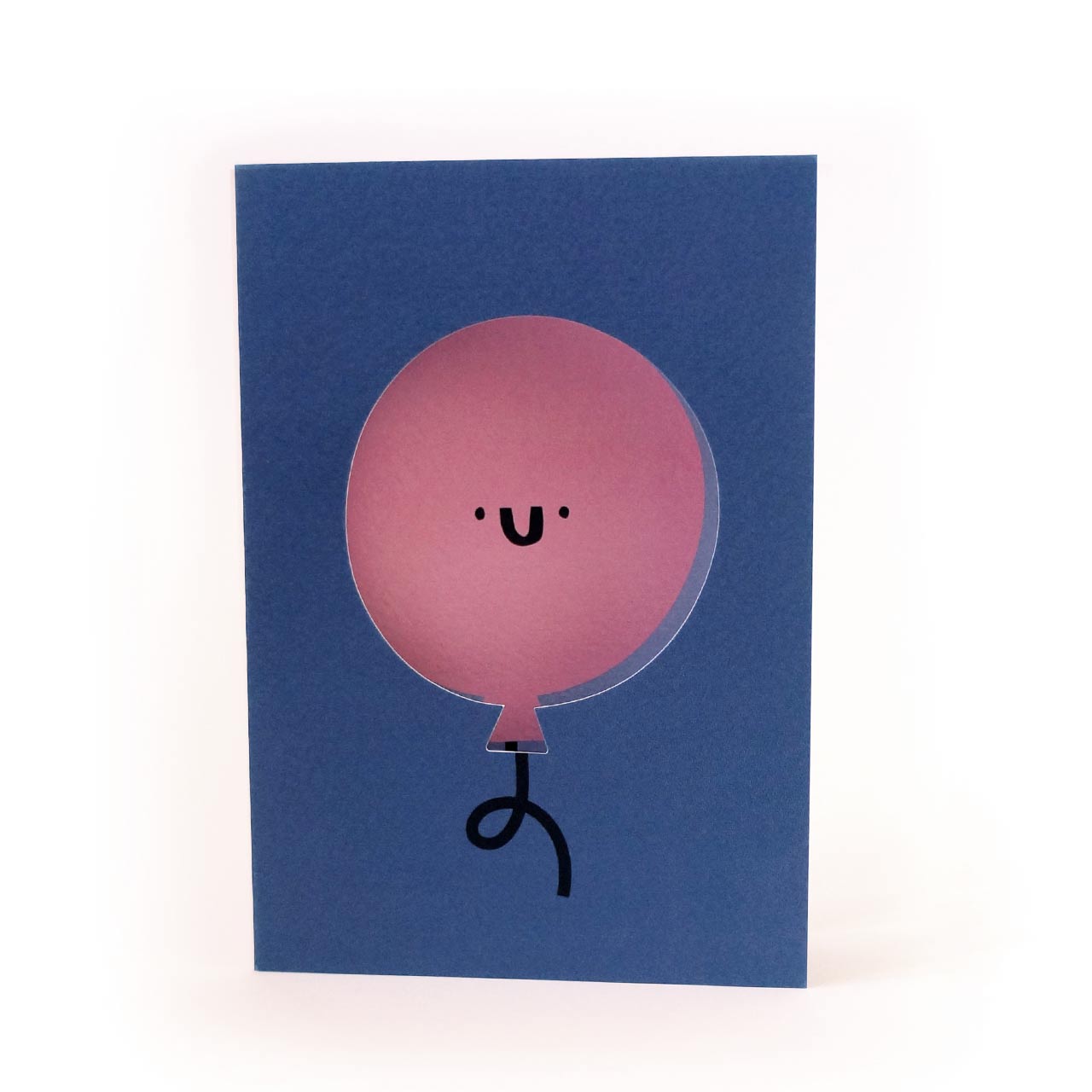 Balloon Die Cut Card