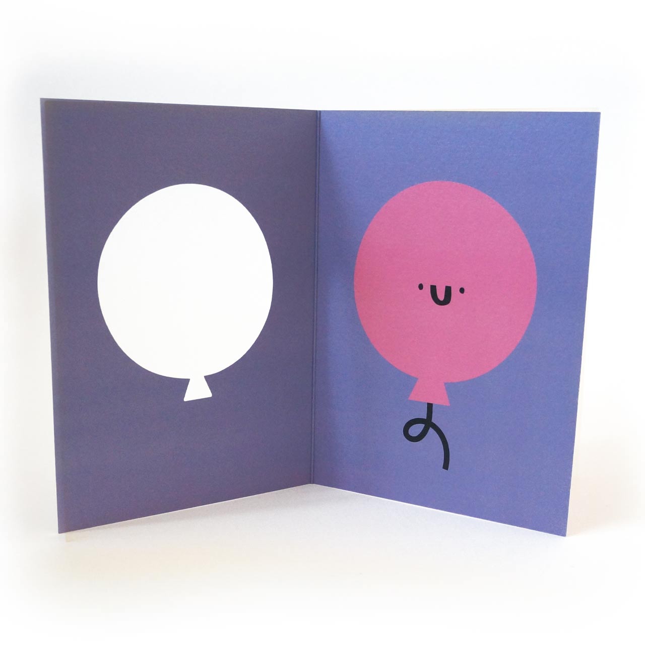 Balloon Die Cut Card