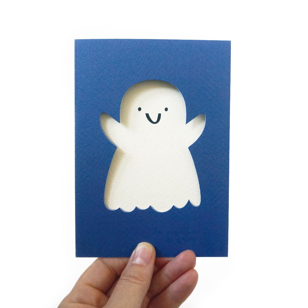 Ghost Die Cut Card