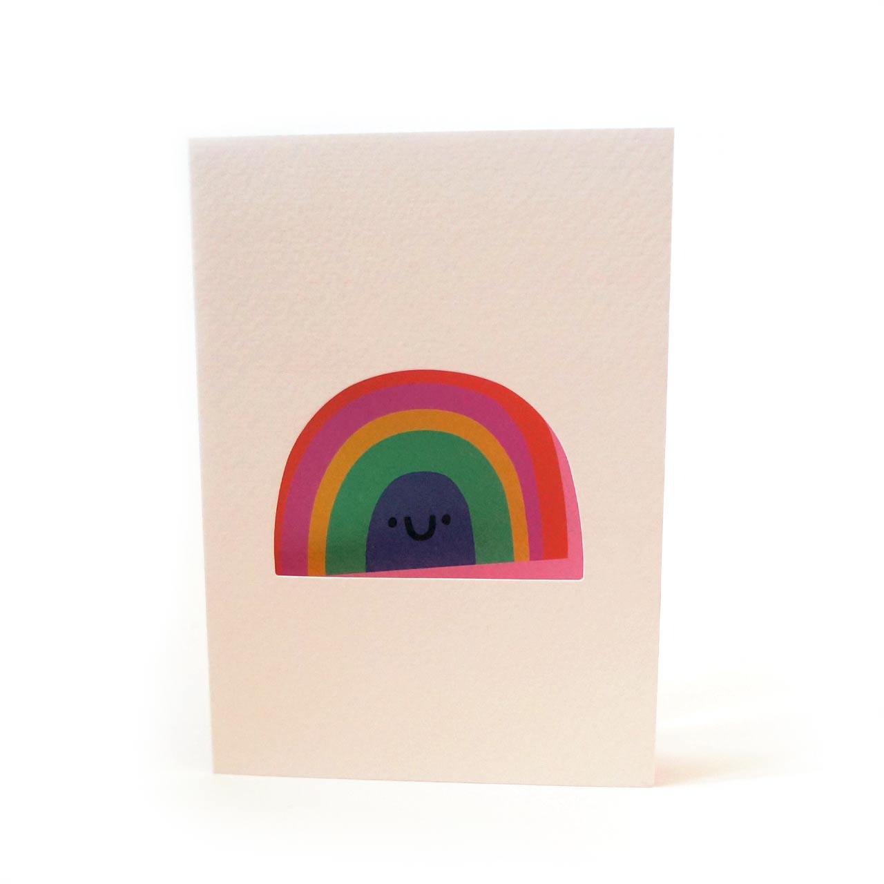 Rainbow Die Cut Card