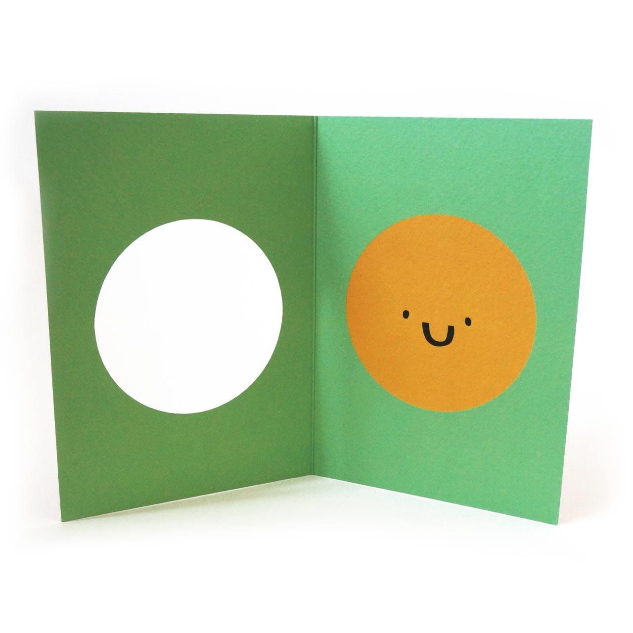 Smiley Die Cut Card