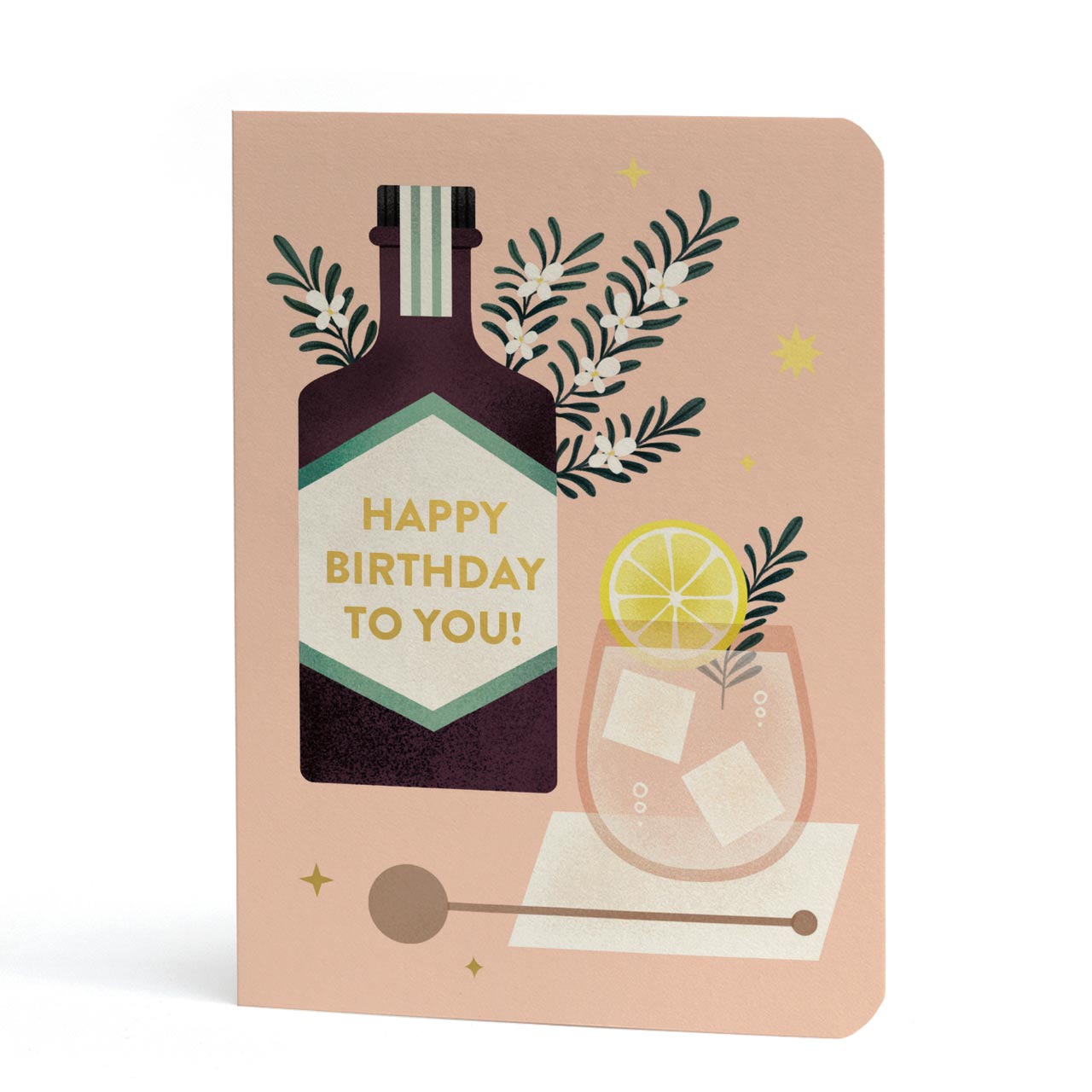 Happy Birthday Rosemary Fizz Seed Card