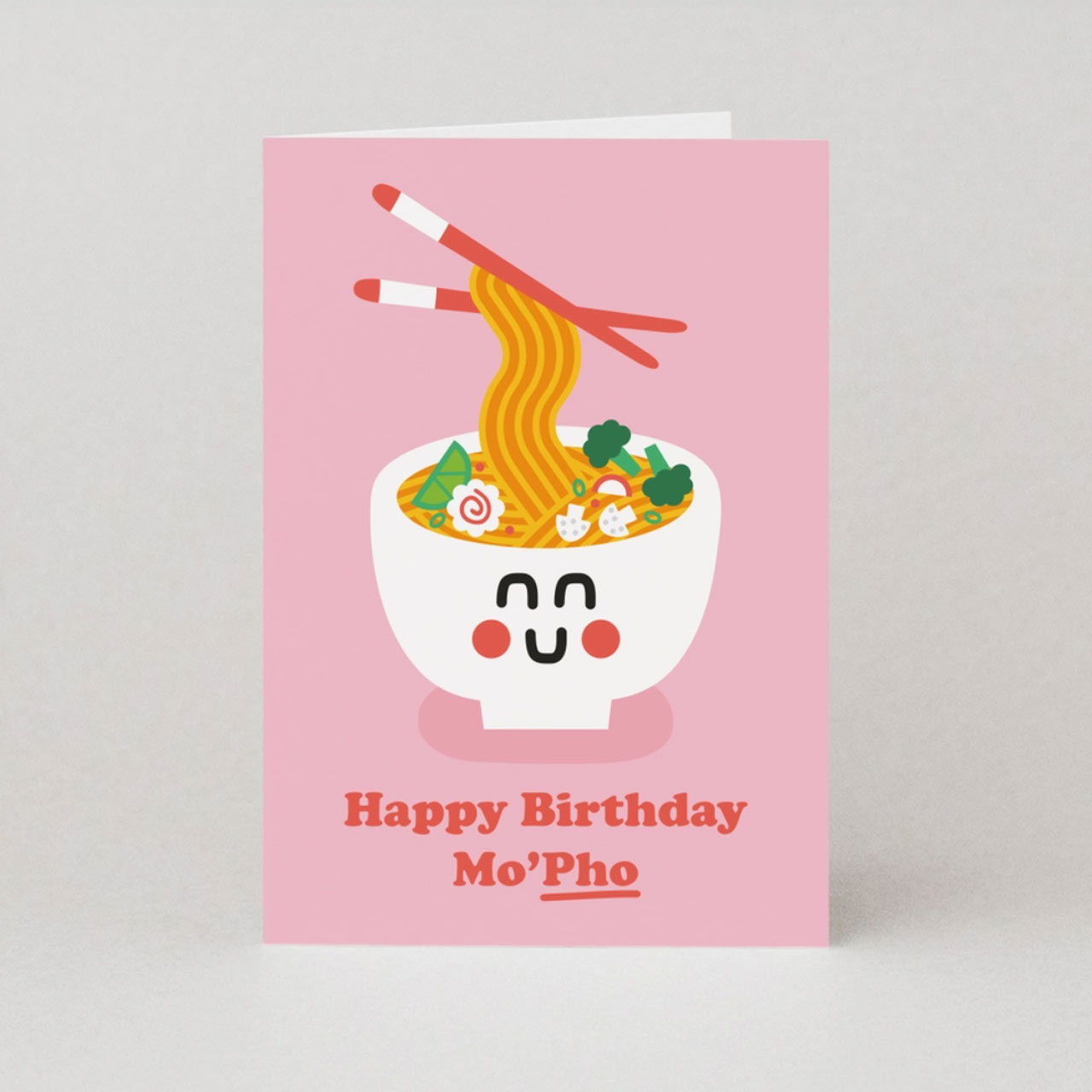 Happy Birthday Mo Pho Card