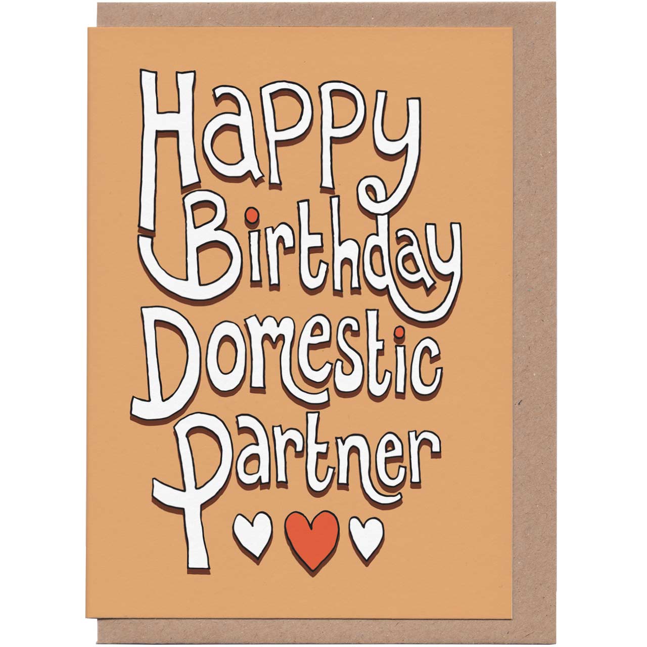 Happy Birthday Domestic Partner Card