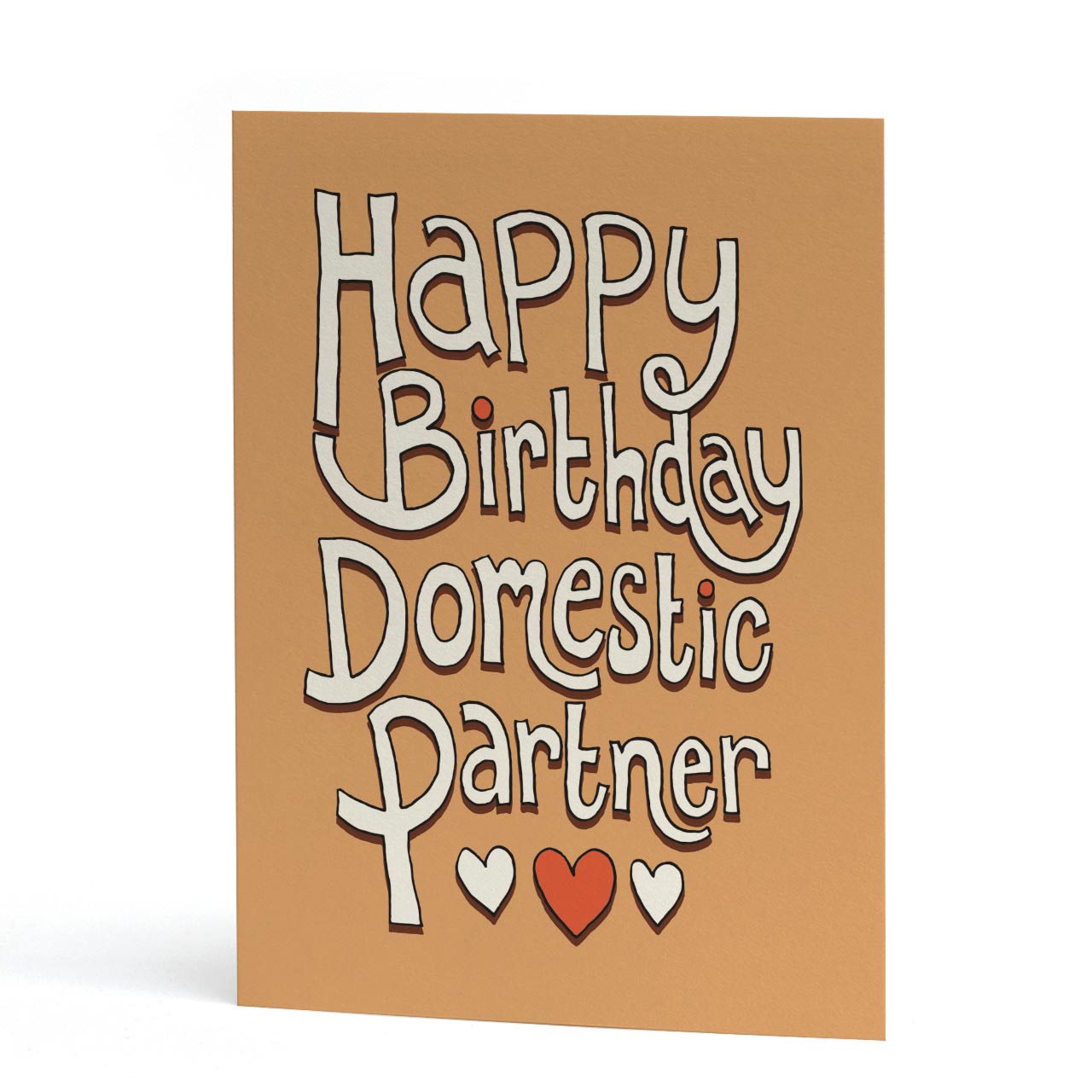 Happy Birthday Domestic Partner Card