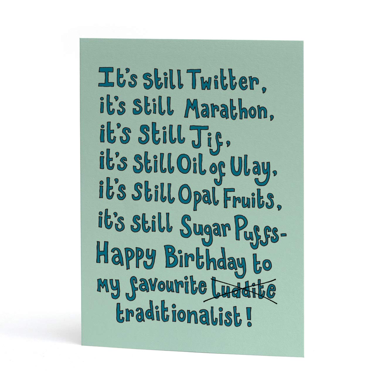 Traditionalist Birthday Card