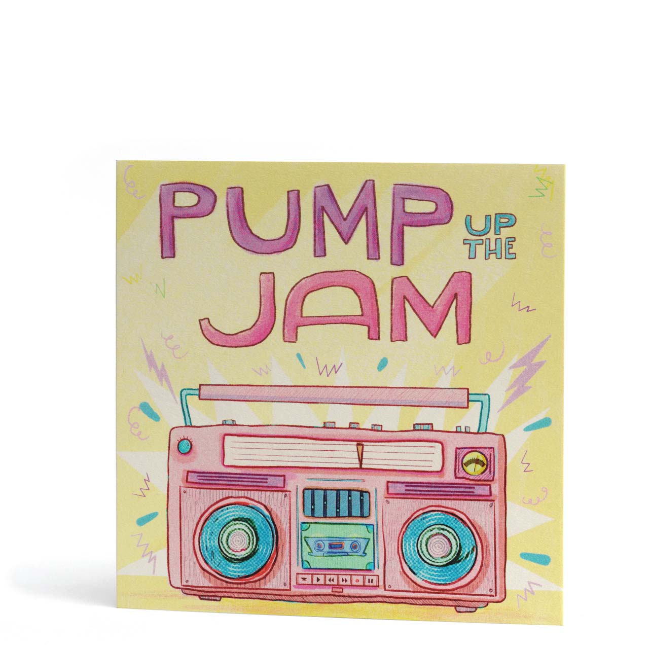 Pump Up The Jam Greeting Card