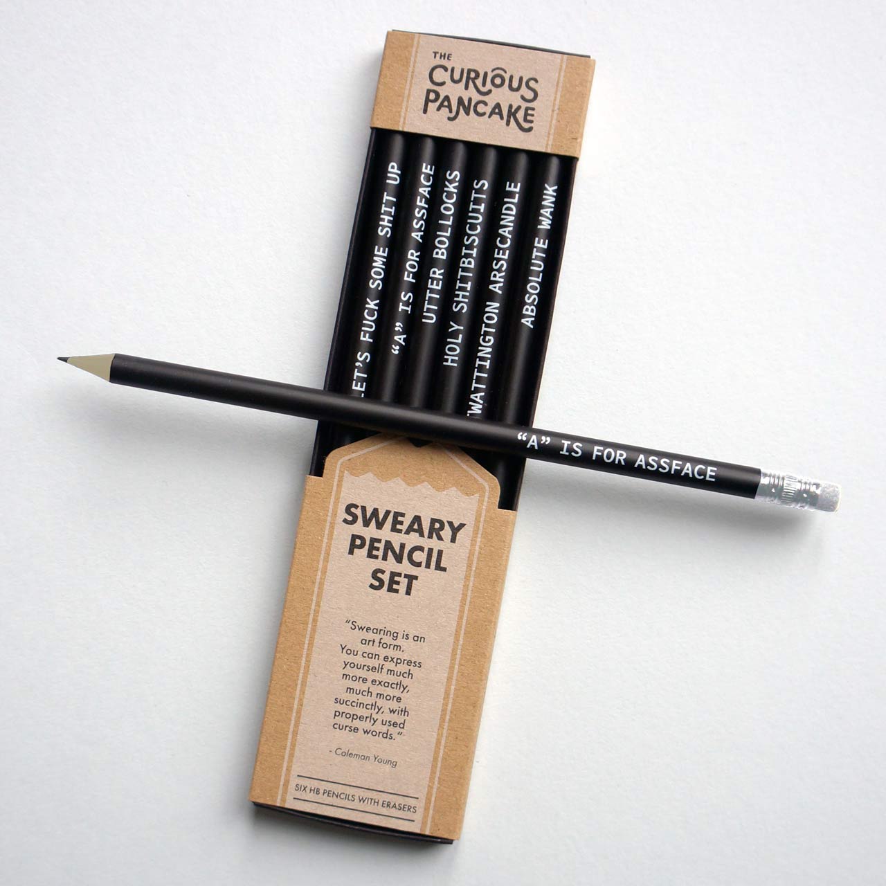 Offencils Profanity Pencils - Funny Curse Pencils - Naughty Words -  Offensive Pencils (Rated PG)