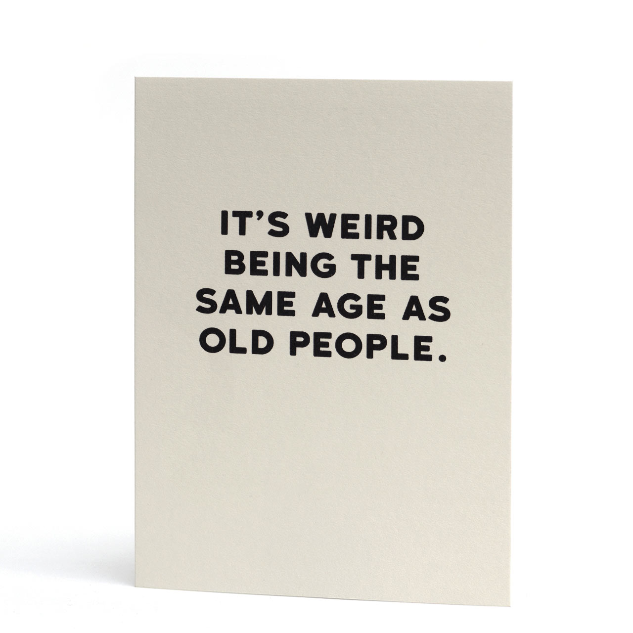 Old People Birthday Card