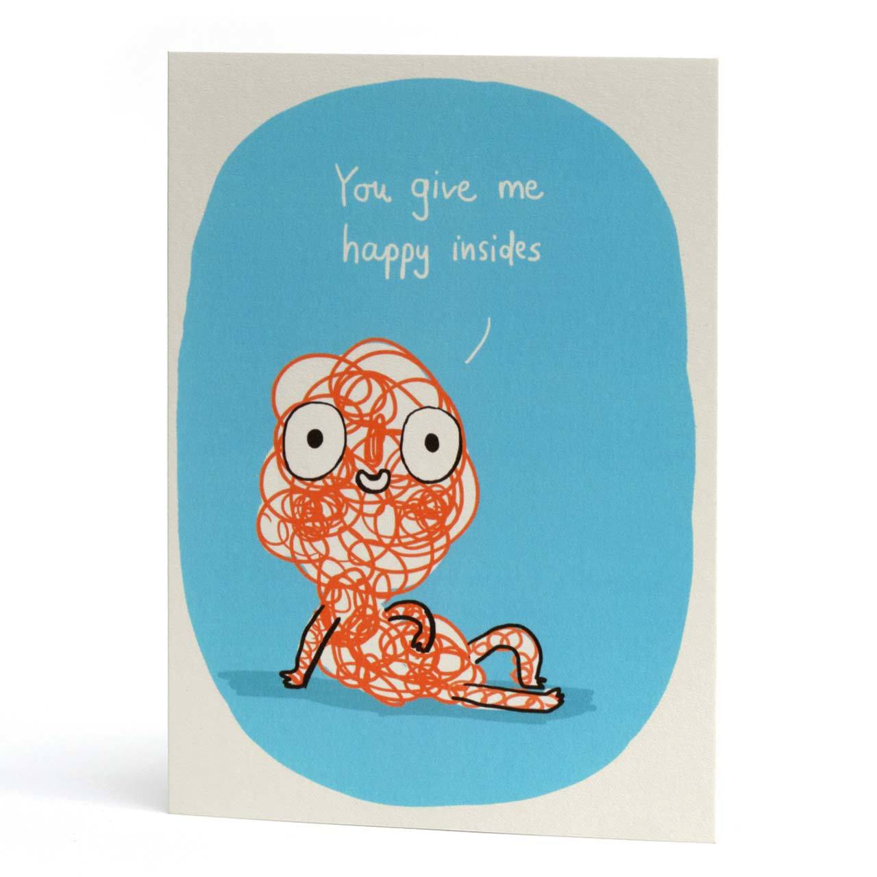 Happy Insides Greeting Card